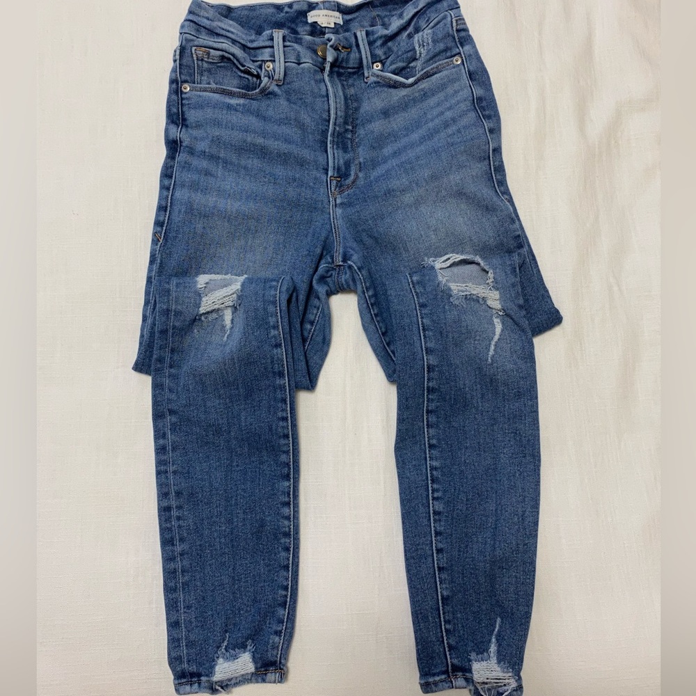 Good American Good Waist Skinny Jeans Size 6 / 28